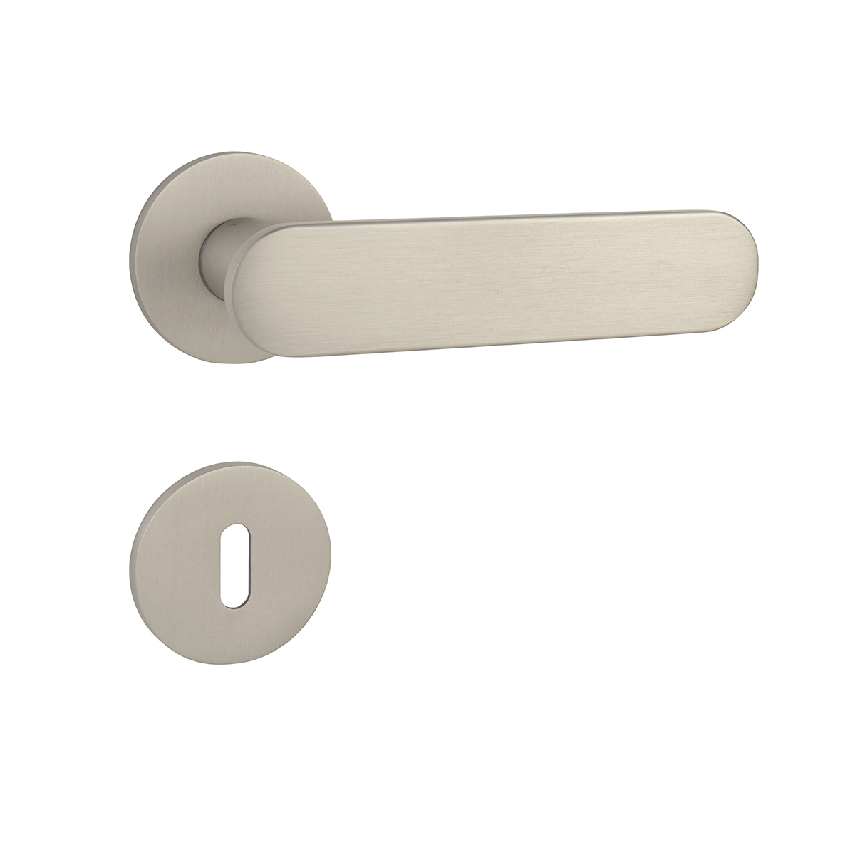 Kľučka na dvere TI - NELA - R 4006 5S NIM - nikel matný (142) | MP-KOVANIA.sk