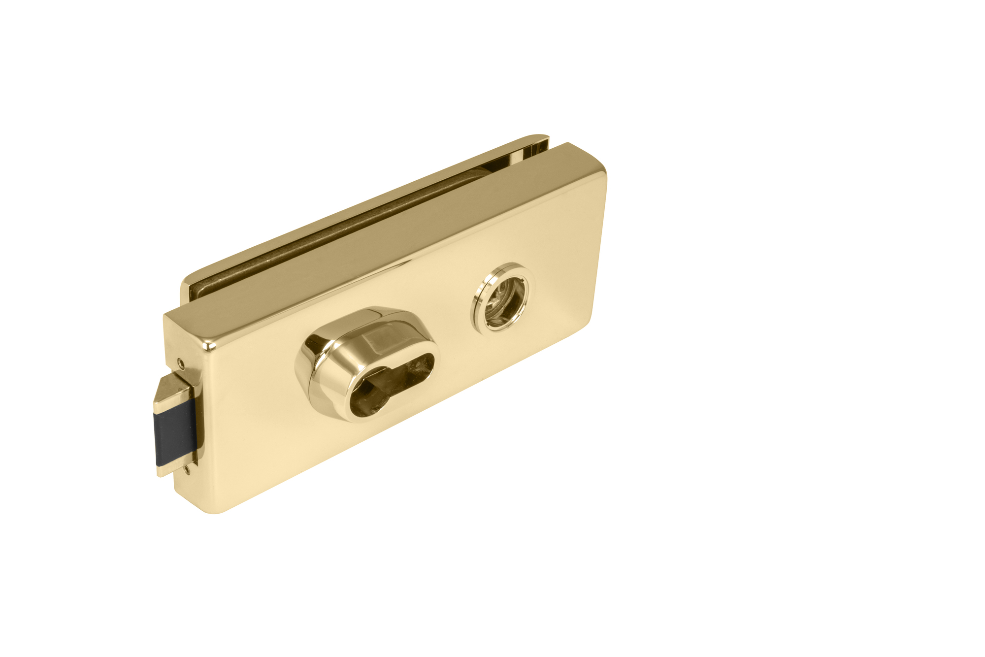 TI - Zámok na sklenené dvere ZLL - zlatá lesklá (01) | MP-KOVANIA.sk