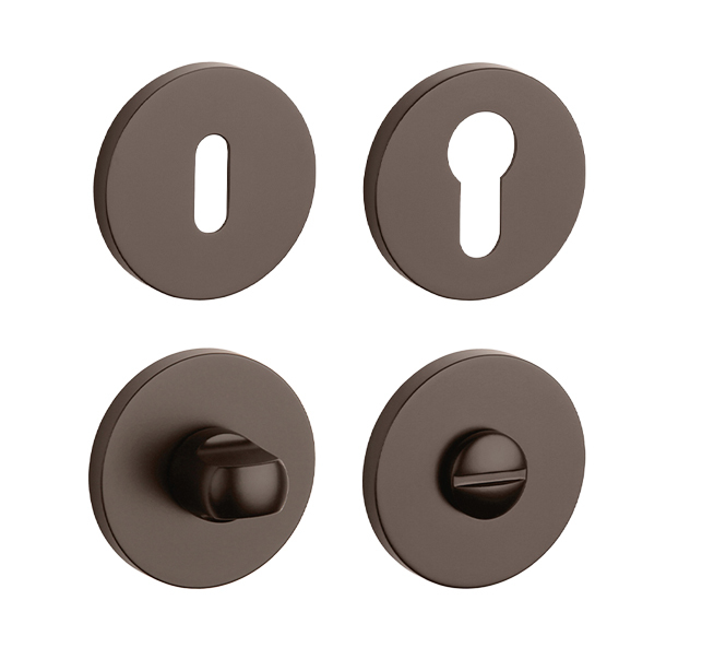 Rozeta ku kľučke AT - ROZETA - R 7S HNM - hnedá matná (BR) | MP-KOVANIA.sk