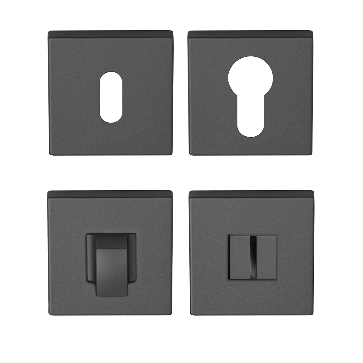 Rozeta ku kľučke FO - ROZETA - HR CIM - čierna matná (N52) | MP-KOVANIA.sk