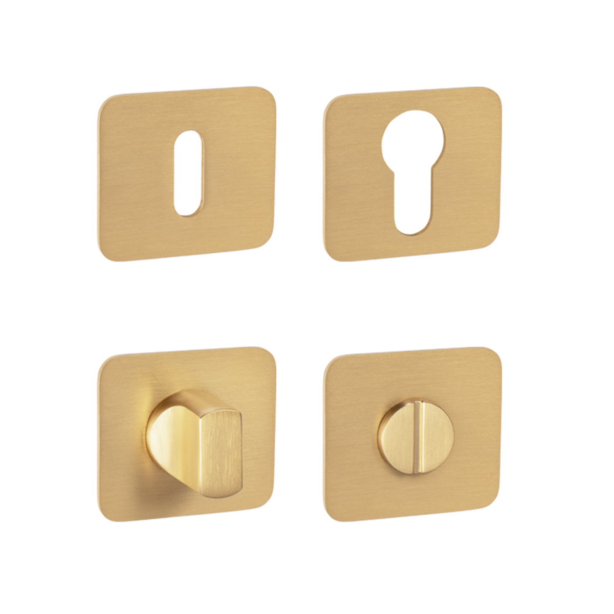 Rozeta ku kľučke GK - ROZETA ONE - HR ZLM - zlatá matná | MP-KOVANIA.sk