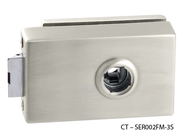 CT - 7000 Kovanie na sklenené dvere kovanie bez otvoru na kľúč , CT - SER002FM-3S