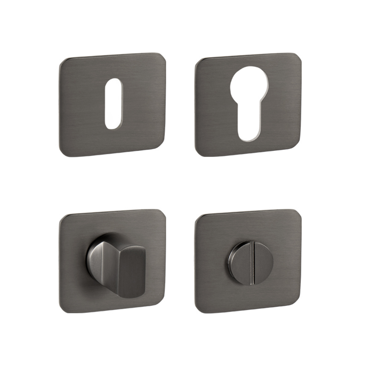 Rozeta ku kľučke GK - ROZETA ONE - HR ANM - antracit matný (KG) | MP-KOVANIA.sk