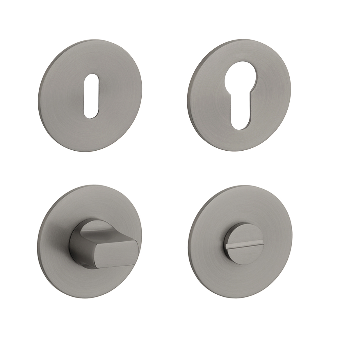 Rozeta ku kľučke SH - ROZETA OVAL - R 3SM GRM PVD - grafit matný (BS PVD) | MP-KOVANIA.sk