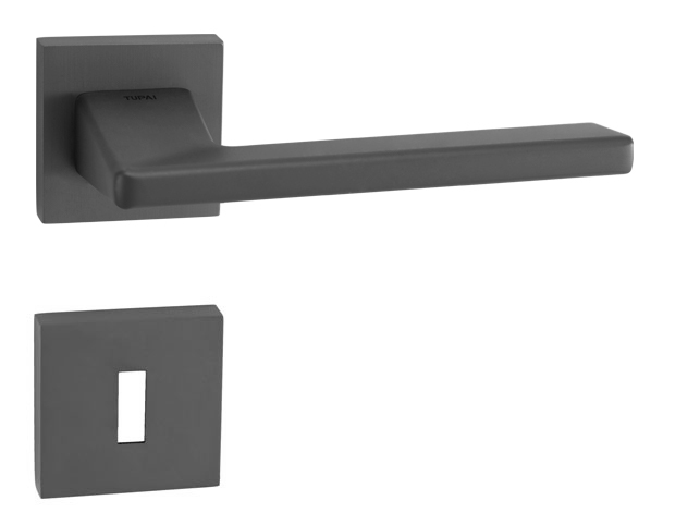 Kľučka na dvere TI - JUNIOR - HR 4140Q CIM - čierna matná (153) | MP-KOVANIA.sk