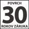 Predĺžená záruka na povrch 30 rokov