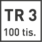 Trieda záťaže 3 - testované na 100 000 cyklov