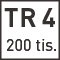 Trieda záťaže 4 - testované na 200 000 cyklov