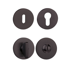 Rozeta ku kľučke TI - ROZETA - R 5S GRM PVD - grafit matný PVD (162) | MP-KOVANIA.sk