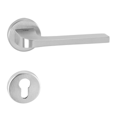 Kľučky na okrúhlych rozetách Strieborný Tupai