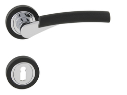 Kľučky na okrúhlych rozetách Kombinovaný LR