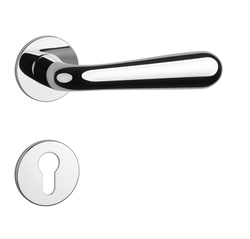 Kľučky na okrúhlych rozetách Strieborný APRILE