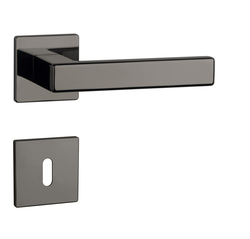Kľučka na dvere AS - TILIA - HR 5S GRL - grafit lesklý (US PVD) | MP-KOVANIA.sk
