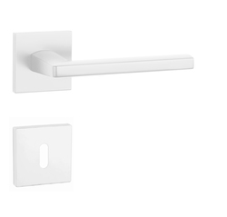 Kľučka na dvere AT - PYROLA - HR 7S BIM - biela matná (WHITE) | MP-KOVANIA.sk