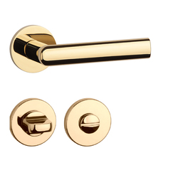 Kľučky na okrúhlych rozetách Zlatý APRILE