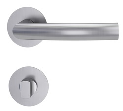 Kľučky na okrúhlych rozetách Strieborný Griffwerk