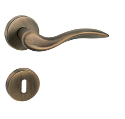 Kľučky na okrúhlych rozetách Bronzový Mariani