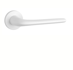 Kľučky na okrúhlych rozetách Biely APRILE