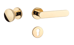 Kľučky na okrúhlych rozetách Zlatý APRILE