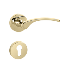 Kľučky na okrúhlych rozetách Zlatý FROSIO BORTOLO