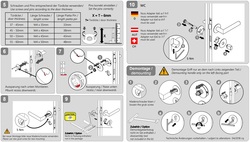Kľučky na okrúhlych rozetách Strieborný Griffwerk
