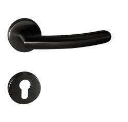 Kľučky na okrúhlych rozetách Čierny Tupai