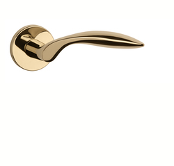 Kľučky na okrúhlych rozetách Zlatý APRILE