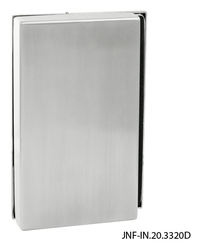 Zámky na sklenené dvere Strieborný JNF