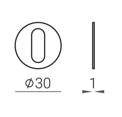 Okrúhle rozety Strieborný NUDA - VERUM ITALY