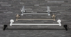 Držiaky na uterák Čierny COLOMBO