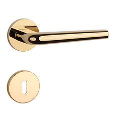 Kľučka na dvere AT - FUNKIA - R 7S ZLL PVD - zlatá lesklá (GOLD PVD) | MP-KOVANIA.sk