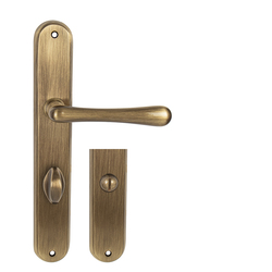 Kľučky na oválnych štítoch Bronzový NI