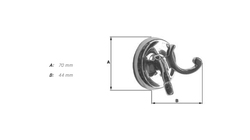 Vešiaky a háčiky  Zlatý SMEDBO