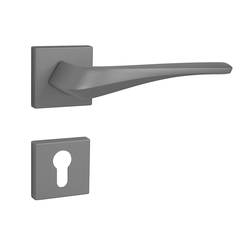 Kľučky na hranatých rozetách Sivý FROSIO BORTOLO