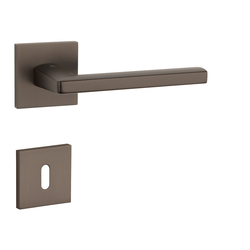 Kľučka na dvere AT - PYROLA - HR 7S HNM - hnedá matná (BR) | MP-KOVANIA.sk