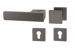 Kľučky na obdĺžnikových rozetách Sivý Tupai