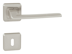 Kľučky na hranatých rozetách Strieborný Mariani