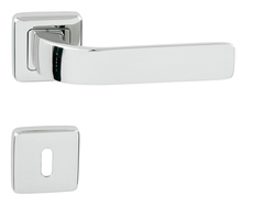 Kľučky na hranatých rozetách Strieborný Mariani