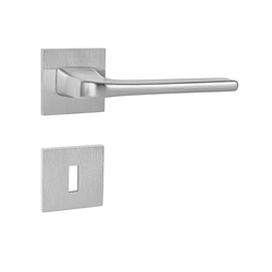 Kľučka na dvere TI - DARA - HR 4007Q 5S CHM - chróm matný (96) | MP-KOVANIA.sk