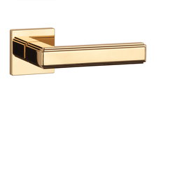 Kľučky na hranatých rozetách Zlatý APRILE