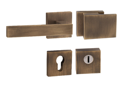 Bezpečnostné kovanie TI - CUBO/SQUARE - HR 3230/2275 BRM - bronz matný (77) | MP-KOVANIA.sk