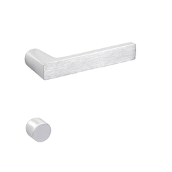 Minimalistické kľučky bez rozety na interiérové dvere Strieborný NUDA - VERUM ITALY