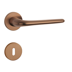 Kľučka na dvere AS - AZALIA - R 7S MEM PVD - meď matná (PN PVD) | MP-KOVANIA.sk
