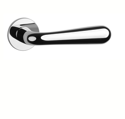 Kľučky na okrúhlych rozetách Strieborný APRILE