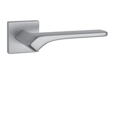 Kľučky na hranatých rozetách Strieborný APRILE