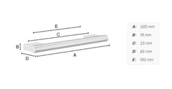 Madlá do kúpeľne Strieborný SMEDBO