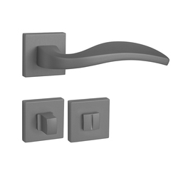 Kľučky na hranatých rozetách Sivý FROSIO BORTOLO