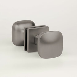 Madlá priame na rozetách Sivý APRILE