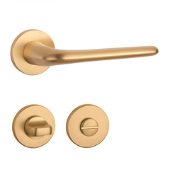 Kľučky na okrúhlych rozetách Zlatý APRILE