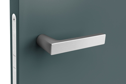 Minimalistické kľučky bez rozety na interiérové dvere Strieborný NUDA - VERUM ITALY